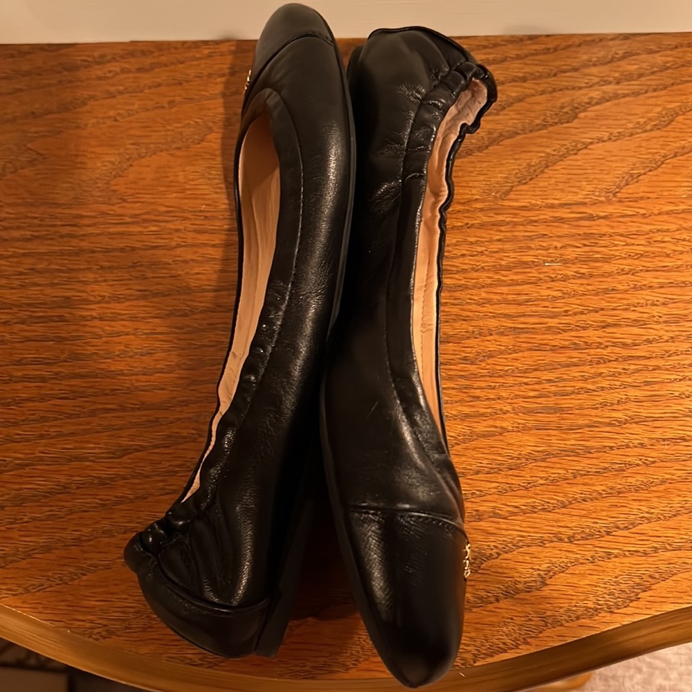 Tory Burch Black Ballet Flats EUC - Picture 7 of 9